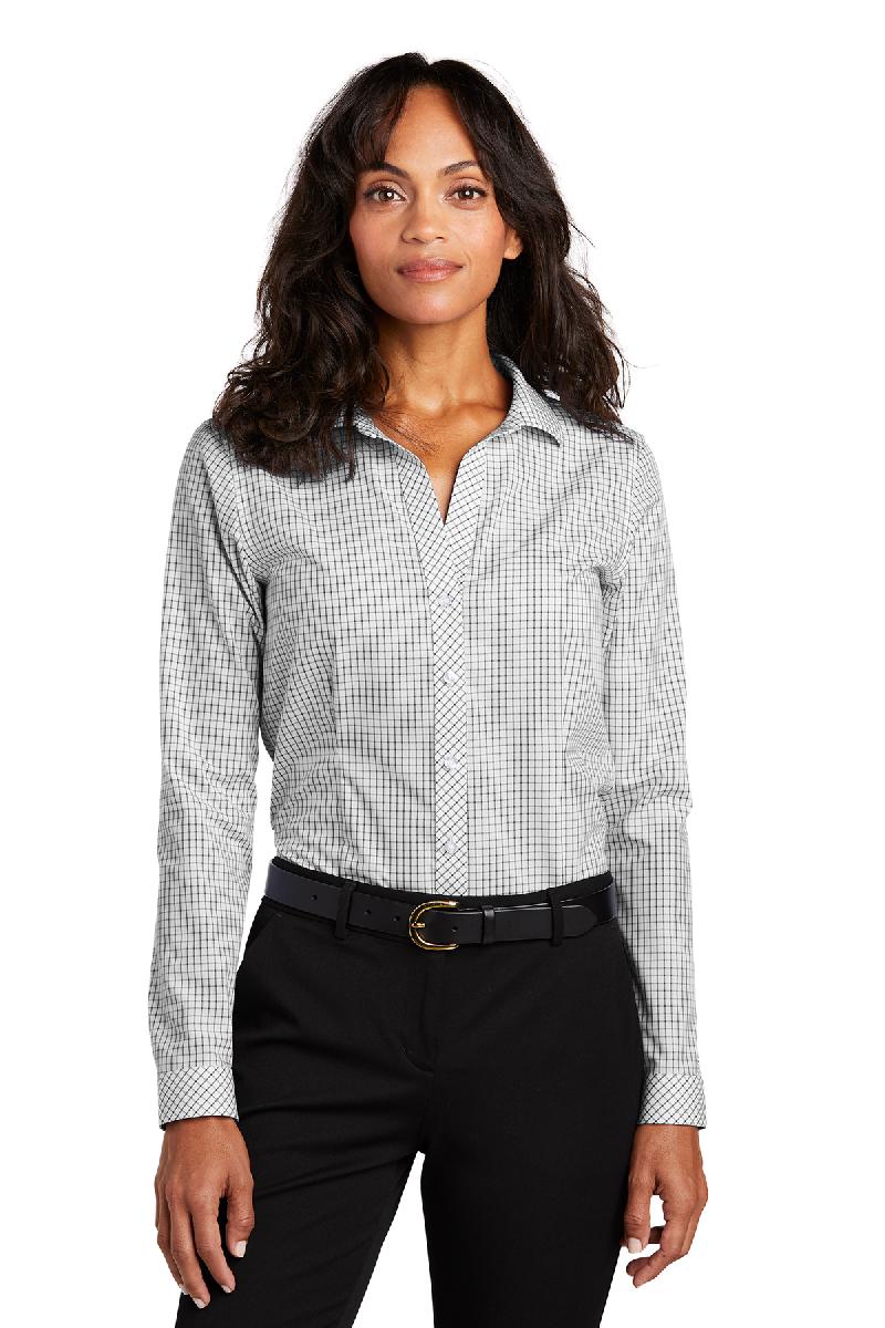 Red House ® Ladies Open Ground Check Non-Iron Shirt. RH86