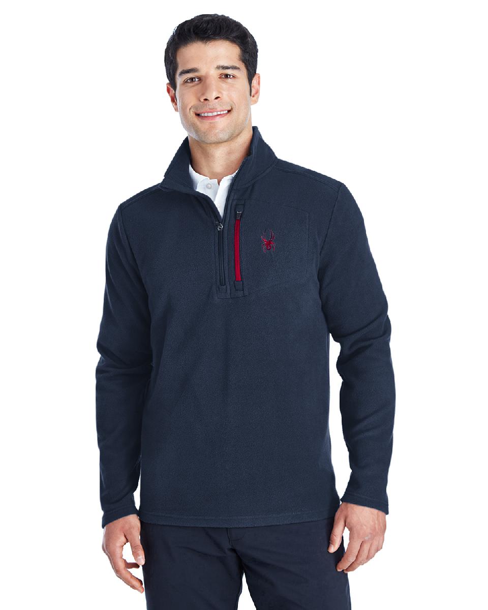 Spyder Men's Transport Quarter-Zip Fleece Pullover