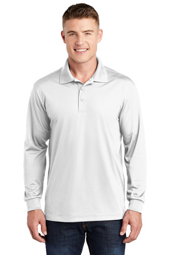 Sport-Tek &#174;  Long Sleeve Micropique Sport-Wick &#174;  Polo. ST657