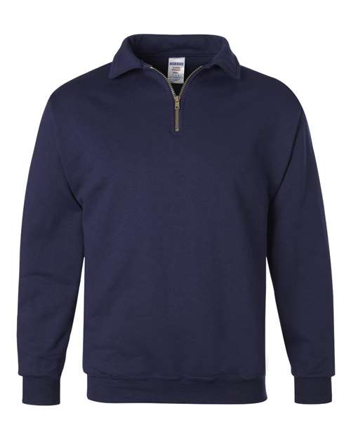 Super Sweats NuBlend® Quarter-Zip Cadet Collar Sweatshirt.  ODGDW-4528MR-CORP