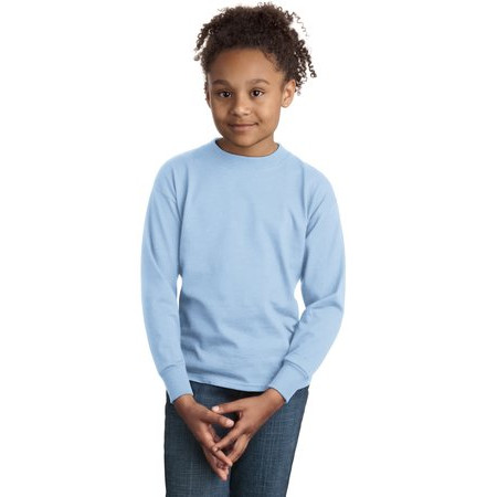 Hanes &#174;  - Youth Tagless &#174;  100% Cotton Long Sleeve T-Shirt. 5546