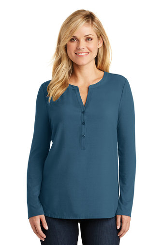 Port Authority® Ladies Concept Henley Tunic. LK5432