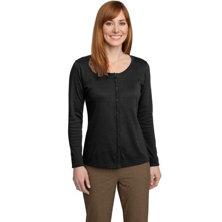 Port Authority&reg; - Ladies Silk Touch Interlock Cardigan. L530