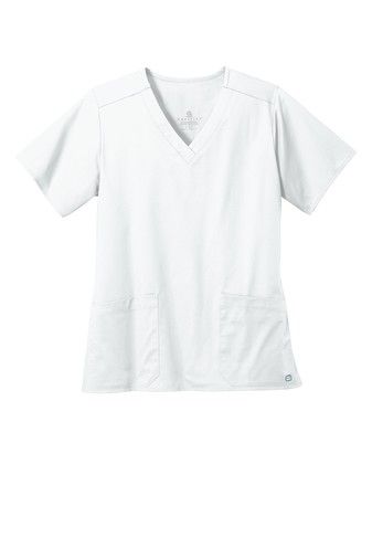 Wink™ Women’s WorkFlex™ V-Neck Top. VALPO-WW4560-WH