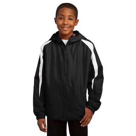 Sport-Tek - Youth Fleece-Lined Colorblock Jacket. YST81