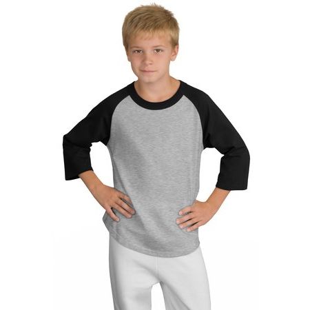 Sport-Tek - Youth Colorblock Raglan Jersey.  YT200