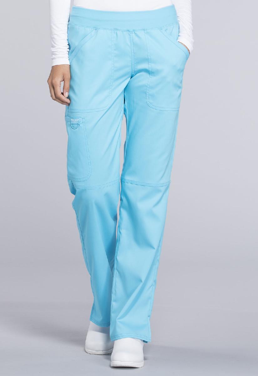 Mid Rise Straight Leg Pull-on Pant