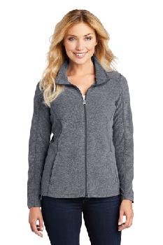 Port Authority® Ladies Heather Microfleece Full-Zip Jacket. L235