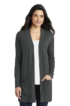 Port Authority  Ladies Concept Long Pocket Cardigan. LK5434