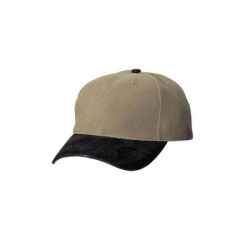 Port Authority - Two-Tone Brushed Twill Cap with Suede Visor.  BTS