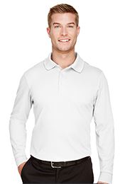 Devon & Jones CrownLux Mens Long Sleeve Polo DG20L