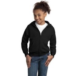 Hanes - Youth Comfortblend EcoSmart Full-Zip Hooded Sweatshirt. P480