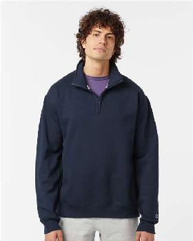 Champion - Powerblend® Quarter-Zip Sweatshirt.  ODGDW-S450-MET