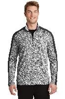 Sport-Tek &#174;  PosiCharge &#174;  Electric Heather Colorblock 1/4-Zip Pullover. ST397