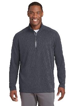 Sport-Tek Sport-Wick Textured 1/4-Zip Pullover. ST860